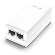 TP-Link, GB 24VDC PASSIVE POE ADAPTER, 2 x 10/100/1000Mbps RJ45 Port, auto MDI/MDIX, 1 x 100~240V / 50~60Hz AC Power Input Port. Power Supply- 12W (Max. 24VDC).