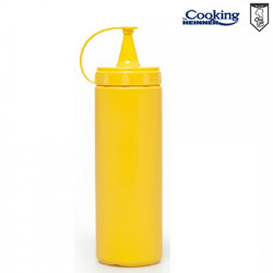 STICLA DISPENSER PENTRU SOSURI 500 ML, GALBEN, CHEF LINE, COOKING BY HEINNER