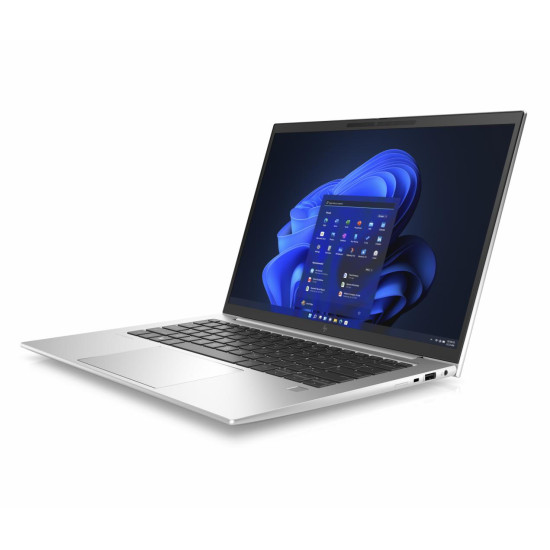 Laptop HP EliteBook 840 G9 cu procesor Intel Core i5-1235U 10 Core (1.3GHz, up to 4.4GHz, 12MB), 14.0 inch WUXGA, Intel Iris Xe Graphics, 8GB DDR5, SSD, 512GB PCIe NVMe, Windows 11 Pro 64bit Downgrade Win 10 Pro 64, Silver