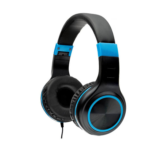 Casti cu micr. Spacer Pearl Blue, cu fir, multimedia, 2x Jack 3.5mm, microfon pe fir, driver 40mm, 20Hz - 20000Hz, pliabile, 1.8m, negru si albastru Casti cu micr. Spacer Pearl Blue, cu fir, multimedia, 2x Jack 3.5mm, microfon pe fir, driver 40mm, 20Hz - 20000Hz, pliabile, 1.8m, negru si albastru