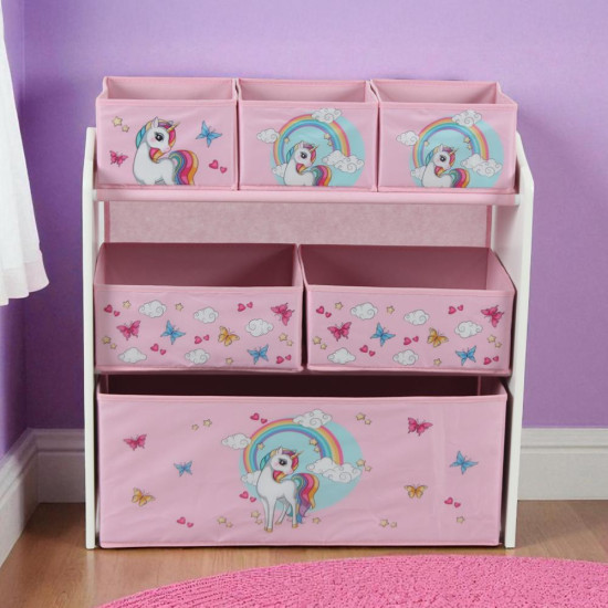 Dulap depozitare jucarii Unicorns,U-Grow Dulap depozitare jucarii Unicorns,U-Grow
