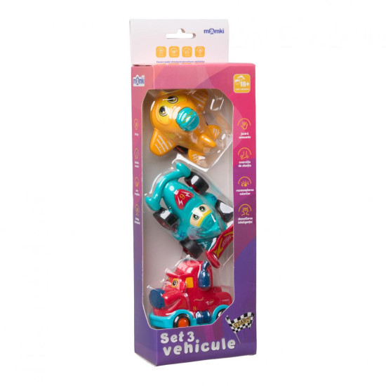 SET 3 VEHICULE ACTIONATE PRIN INERTIE SET 3 VEHICULE ACTIONATE PRIN INERTIE