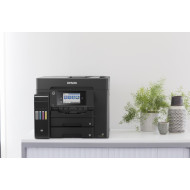 Multifunctional inkjet color CISS Epson L6550, dimensiune A4 (Printare, Copiere, Scanare, Fax), viteza 32 ppm alb-negru, 22ppm color, rezolutie 4800x1200 dpi, alimentare hartie 550 coli, scanner CIS rezolutie 1200x2400 dpi, ADF, fax memorie 550 pagini, in