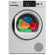 Uscator de rufe cu pompa de caldura Heinner HHPD-V7T1CHA++, Capacitate incarcare 7kg, Clasa energetica A++, 15 programe de uscare, Display LED, Program rapid camasi 20 min, Program expres 34 min, Program Baby Care, Functie Start intarziat, Functie anti-si