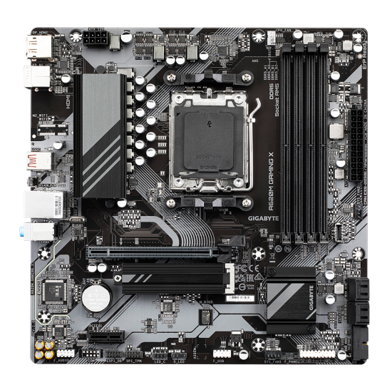 Placa de baza Gigabyte A620M GAMING X AX AM5, 4x DDR5, 1x DisplayPort, 1x HDMI, 1x PCIe x16, 1x PCIe x1, 1x M.2, 4x SATA 6Gbps, mATX