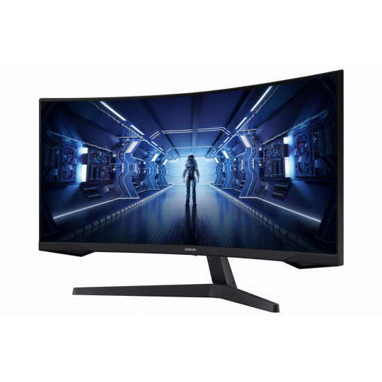 MONITOR SAMSUNG LC34G55TWWPXEN 34 inch, Curvature: 1000R, Panel Type: VA, Backlight: LED backlight, Resolution: 3440x1440, Aspect Ratio: 21:9, Refresh Rate:165Hz, Response time MPRT: 1 ms, Brightness: 250 cd/m², Contrast (static): 2500:1, Contrast (dynam MONITOR SAMSUNG LC34G55TWWPXEN 34 inch, Curvature: 1000R, Panel Type: VA, Backlight: LED backlight, Resolution: 3440x1440, Aspect Ratio: 21:9, Refresh Rate:165Hz, Response time MPRT: 1 ms, Brightness: 250 cd/m², Contrast (static): 2500:1, Contrast (dynam