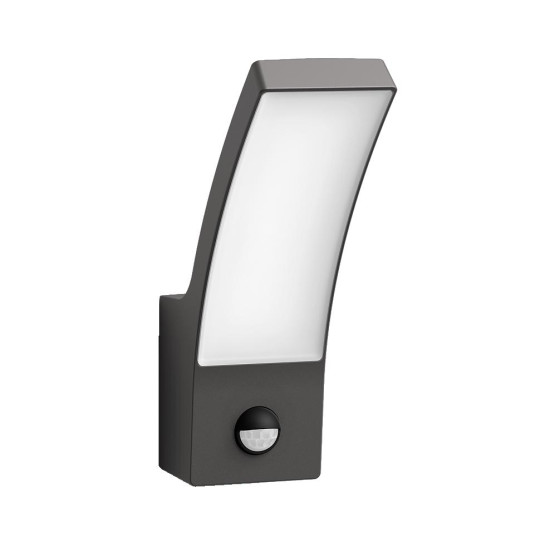 Aplica LED pentru exterior cu senzor de miscare Philips Splay, 12W, 1100 lm, lumina calda (2700K), IP44, 240x80x160mm, Antracit Aplica LED pentru exterior cu senzor de miscare Philips Splay, 12W, 1100 lm, lumina calda (2700K), IP44, 240x80x160mm, Antracit
