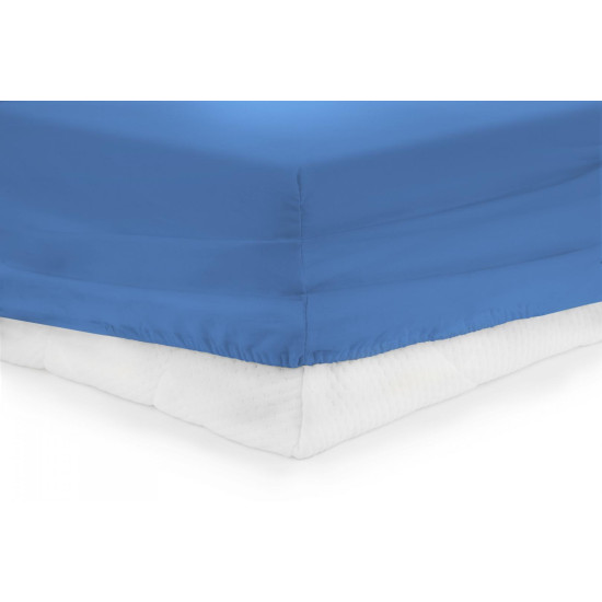 CEARCEAF HEINNER PAT CU ELASTIC 140X200 CM -BLUE