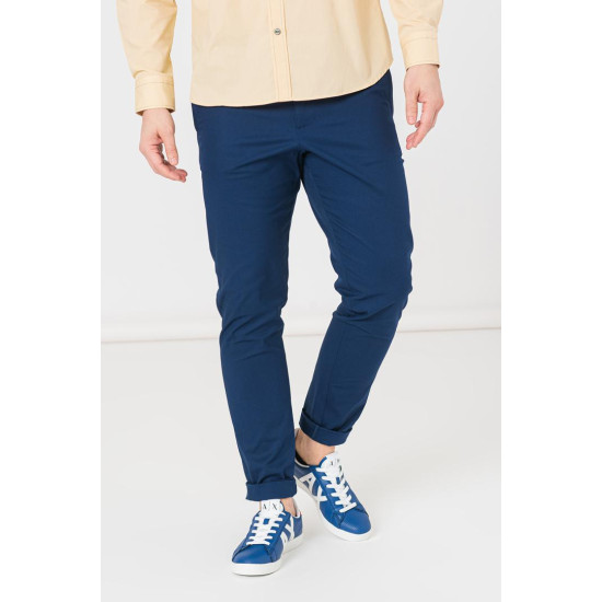 PANTALONI LUNG CASUAL BARBATI NAVY M PANTALONI LUNG CASUAL BARBATI NAVY M