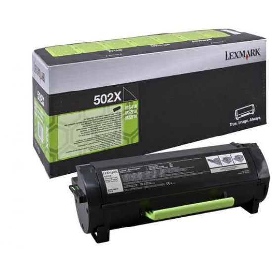 Toner Lexmark reconditionat 50F2X0R, black, 10 k, MS410, MS415, MS510, MS610.