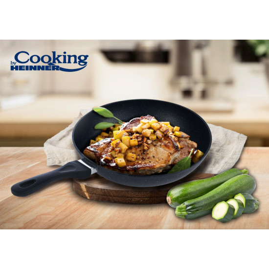 TIGAIE ALUMINIU WOK 30x8 CM , BLACK SAND, COOKING BY HEINNER TIGAIE ALUMINIU WOK 30x8 CM , BLACK SAND, COOKING BY HEINNER
