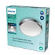 Plafoniera LED Philips Doris CL257, 17W, 1700 lm, lumina neutra (4000K), IP44, 31.3cm, Crom