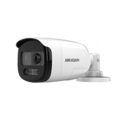 • Camera Hikvision ColorVu Bullet DS-2CE12DF3T-PIRXOS  2.8mm , 11M PIR Siren Audio Fixed ,senzor de imagine : 2 MP, 1920 × 1080 resolution, IR 40M,  24/7 color imaging with F1.0, IP67 aperture, WDR WDR : ≥130 dB, Frame Rate : TVI: 1080p @ 25 fps/30 fps , 