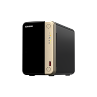 NAS QNAP 264 2-Bay, CPU Intel® Celeron® N5105/N5095 4-core/4-thread Processor, RAM 8 GB DDR4 (onboard, not expandable), HDD 2 x 2.5