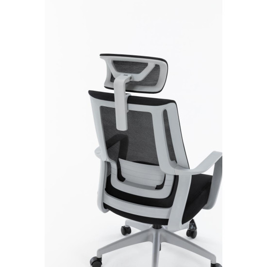 SCAUN OFFICE SERIOUX SHARK GREY