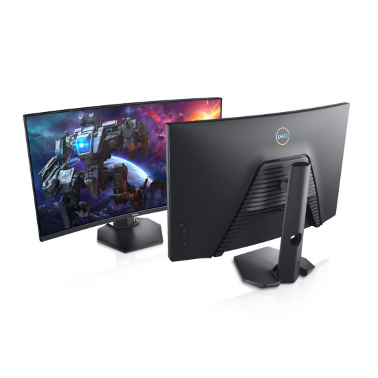 Dell 27 Curved Gaming Monitor -S2721HGFA, 68.47 cm, Maximum preset resolution: 1920 x 1080 at 144 MHz, Screen type: Active matrix - TFT LCD, Panel type Vertical Alignment, Backlight: LED edgelight system, Display screen coating: Anti-glare treatment of th