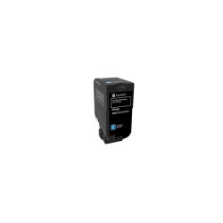 Toner Lexmark 74C2HCE cyan, 12k ,compatibil cu CS725DE,CS725DTE