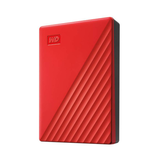 HDD Extern WD My Passport, 4TB, rosu, USB 3.2