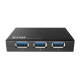 Hub USB D-Link DUB-1340, 4 porturi USB 3.0, negru