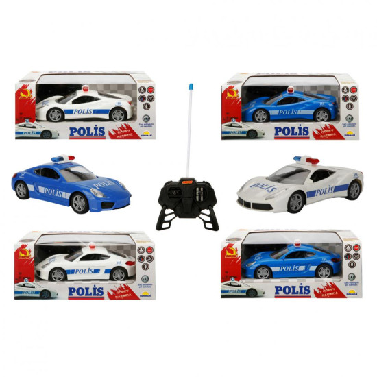 REMOTE CONTROL POLICE CAR, AZTEC, SCALE 1:20 REMOTE CONTROL POLICE CAR, AZTEC, SCALE 1:20