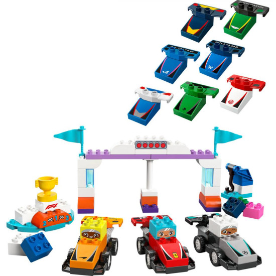 MASINI SI PILOTI DE CURSE F1, LEGO 10445 MASINI SI PILOTI DE CURSE F1, LEGO 10445