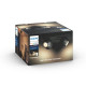 Spot LED Cvadruplu Philips Hue Buckram, Bluetooth, 4xGU10, 4x5W, 1400 lm, lumina alba (2200-6500K), IP20, 24x24x10.3cm, Metal, Negru, Intrerupator cu variator inclus Spot LED Cvadruplu Philips Hue Buckram, Bluetooth, 4xGU10, 4x5W, 1400 lm, lumina alba (2200-6500K), IP20, 24x24x10.3cm, Metal, Negru, Intrerupator cu variator inclus
