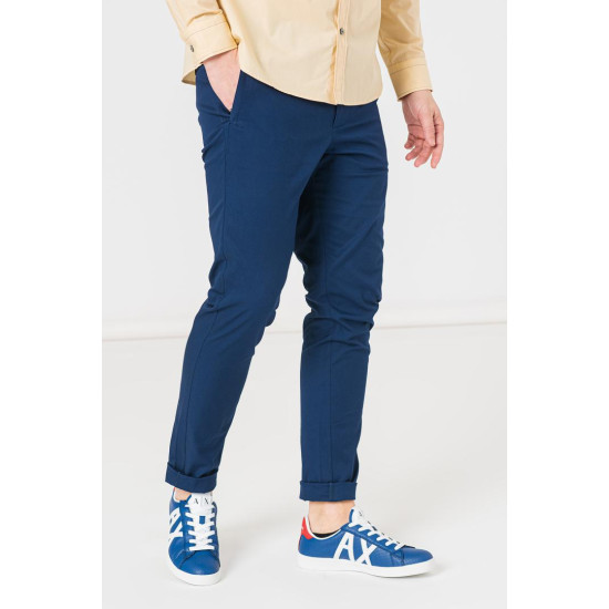 PANTALONI LUNG CASUAL BARBATI NAVY S PANTALONI LUNG CASUAL BARBATI NAVY S