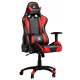 Scaun gaming X by Serioux, Torin, ajustabil, piele sintetica, piston pe gaz, manere reglabile, baza stea cu 5 picioare, greutate maxima admisa 150Kg, perne detasabile, negru si rosu