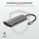 Hub USB Trust Dalyx, 7 porturi USB-C, negru Hub USB Trust Dalyx, 7 porturi USB-C, negru