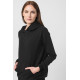 HANORAC COTON DANTELA FEMEI BLACK-XL