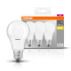 3 Becuri LED Osram Base Classic A, E27, 10W (75W), 1055 lm, lumina calda (2700K) 3 Becuri LED Osram Base Classic A, E27, 10W (75W), 1055 lm, lumina calda (2700K)