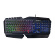 Tastatura gamig Serioux Andor, 104 taste, 19 taste Anti-ghosting , design ergonomic, iluminare rainbow, structura metalica neagra, taste negre, design cu palm rest, cablu USB 1.5M PVC, plug and play, compatibila cu Windows 2000/XP/9X/VISTA/7/8/10 Tastatura gamig Serioux Andor, 104 taste, 19 taste Anti-ghosting , design ergonomic, iluminare rainbow, structura metalica neagra, taste negre, design cu palm rest, cablu USB 1.5M PVC, plug and play, compatibila cu Windows 2000/XP/9X/VISTA/7/8/10