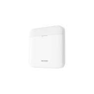 Hikvision wireless repeater, DS-PR1-WE, Comunicatie bidirectionala 868 MHz, Afisaj cu led 3: Register/Signal (Green/Red), Power (Green), Fault (Amber),RF Distance:1600m (Open area), material: plastic, culoare:alb, dimensiuni: 150x150x25mm, greutate: 0.372