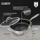 TIGAIE ADANCA+CAPAC 24x6.5 CM, TITANIUM3 TIGAIE ADANCA+CAPAC 24x6.5 CM, TITANIUM3