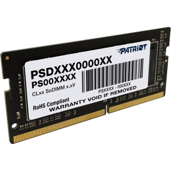Memorie RAM notebook Patriot, SODIMM, DDR4, 16GB, CL17, 3200 Mhz Memorie RAM notebook Patriot, SODIMM, DDR4, 16GB, CL17, 3200 Mhz