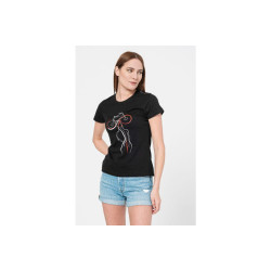 TSHIRT CASUAL F DOAMNA CU... BLACK-XS