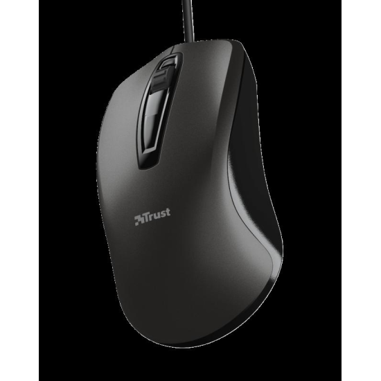 Mouse Trust Carve, USB Mouse, negru