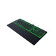 Tastatura Razer Ornata V3 X - Low Profile Gaming Keyboard - US Layout  TECH SPECS SWITCH TYPE Razer™ Membrane Switch APPROXIMATE SIZES Full Size LIGHTING Single Zone Razer Chroma™ RGB Lighting WRIST REST Yes ONBOARD MEMORY None MEDIA KEYS None PASSTHROUGH