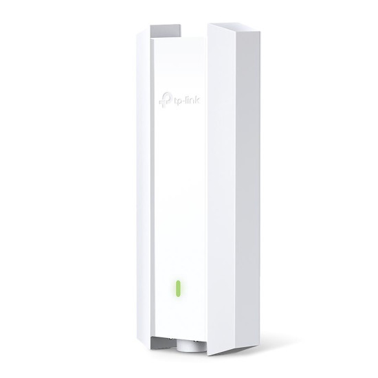 Wireless Access Point TP-Link EAP610-Outdoor, AX1800 Wireless Dual Band Indoor/Outdoor Access Point, 1× Gigabit Ethernet (RJ-45) Port (Support 802.3at PoE and Passive PoE), Antenna: 2.4 GHz: 2× 4 dBi, 5 GHz: 2× 5 dBi, Weatherproof  IP67, Pole/Wall Mountin