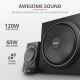 Sistem audio Trust Yuri 2.1, 60W, negru Sistem audio Trust Yuri 2.1, 60W, negru