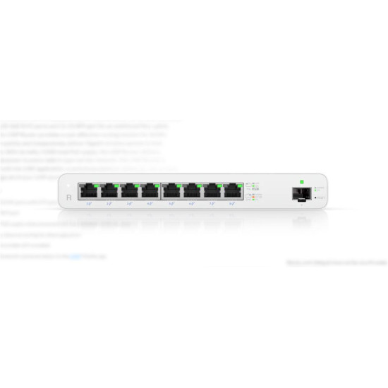 UBIQUITI UISP-R GIGABIT POE ROUTER pentru aplicatii MicroPOP, interfata: 8 x 10/1001000, 1 x 1G SFP, Procesor: Dual-core 880 MHz, MIPS1004Kc , Memorie: 512 Mb, Flash: 512Mb, Consum 10W, Passive POE 27VDC.