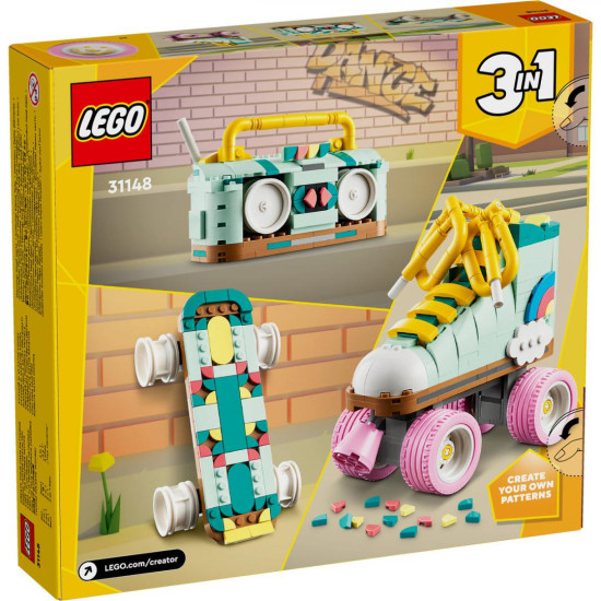 PATINA CU ROTILE RETRO, LEGO 31148 PATINA CU ROTILE RETRO, LEGO 31148