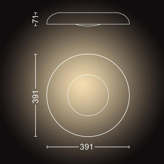 Plafoniera LED Philips Hue Still, Bluetooth, 27W (204W), 2400 lm, lumina alba (2200-6500K), IP20, Metal/Plastic, 39.1cm, Argintiu, Intrerupator cu variator inclus Plafoniera LED Philips Hue Still, Bluetooth, 27W (204W), 2400 lm, lumina alba (2200-6500K), IP20, Metal/Plastic, 39.1cm, Argintiu, Intrerupator cu variator inclus