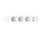 TP-Link  SMART WI-FI SOCKET TAPO P300, Protocol: IEEE 802.11b/g/n, Bluetooth 4.2, 2.4 GHz, Cerințe de sistem, Android 5 sau mai recent, iOS 10 sau mai recent, Dimensiuni: 268*55*40mm, cablu de 1.5m, voltaj maxim: 2300W, 10A, 3 prize, 2 x USB.