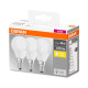 3 Becuri LED Osram Base Classic B, E14, 4.9W (40W), 470 lm, lumina calda (2700K) 3 Becuri LED Osram Base Classic B, E14, 4.9W (40W), 470 lm, lumina calda (2700K)