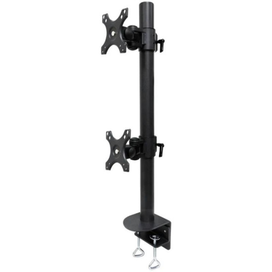 Suport Monitor de Birou Dublu, Neomounts by Newstar FPMA-D960DVBLACKPLUS, 17 Suport Monitor de Birou Dublu, Neomounts by Newstar FPMA-D960DVBLACKPLUS, 17