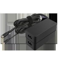 Lenovo 65W Standard AC Adapter (USB Type-C); Output: 20V/3.25A; 15V/3A; 9V/2A; 5V/2A, 222g