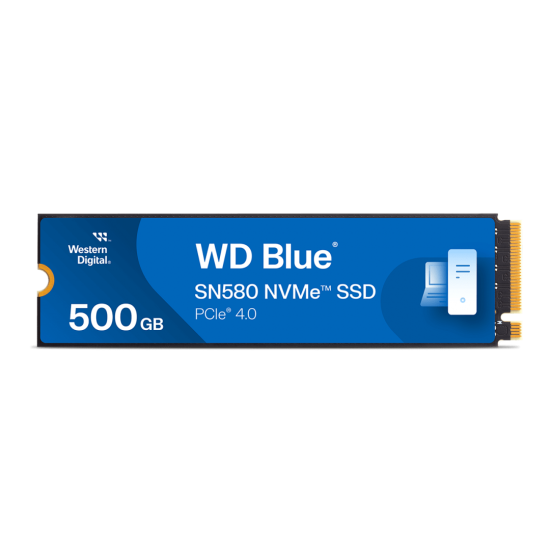 SSD WD Blue SN580 M.2 PCIe 4.0 x4 NVMe SSD WD Blue SN580 M.2 PCIe 4.0 x4 NVMe