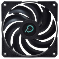 Ventilator Spacer 120x120x25mm, 45CFM, 1600 RPM, putere 1.8W, tip rulment hidraulic, conector 3-pin, fara led, negru