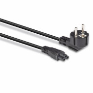 Cablu alimentare schuko Lindy IEC C5, 2m, negru  Description  Schuko Mains Plug to Clover Leaf IEC C5 Socket Cable material: H05 VV-F 3G 1.00 100% electrical and mechanical inspection VDE approved Colour: Black Fully moulded  https://www.lindy-internation